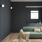 Sieninis šviestuvas SFERA BLACK 1xE14