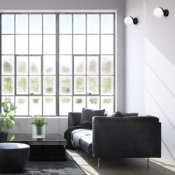 Sieninis šviestuvas SFERA BLACK 1xE14