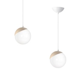 Pakabinamas šviestuvas SFERA WOOD 1xE14