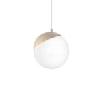 Pakabinamas šviestuvas SFERA WOOD 1xE14