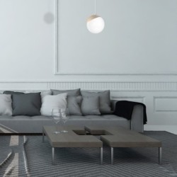Pakabinamas šviestuvas SFERA WOOD 1xE14