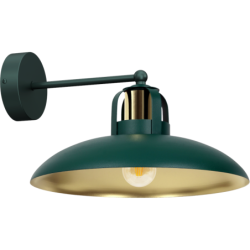 Sieninis šviestuvas FELIX GREEN/GOLD 1xE27