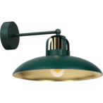 Sieninis šviestuvas FELIX GREEN/GOLD 1xE27