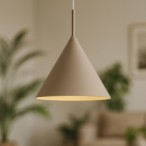 Pakabinamas šviestuvas CAPITAL TAUPE Ø32cm 1xGX53