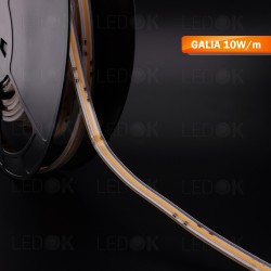 20 metrų hermetiška LED juosta 10W/m 3000K (šilta balta) 220V COB 432LED/m - LEDOK.lt