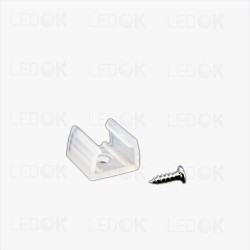 Hermetiškos 220V LED juostos plastikinis laikiklis - LEDOK.lt