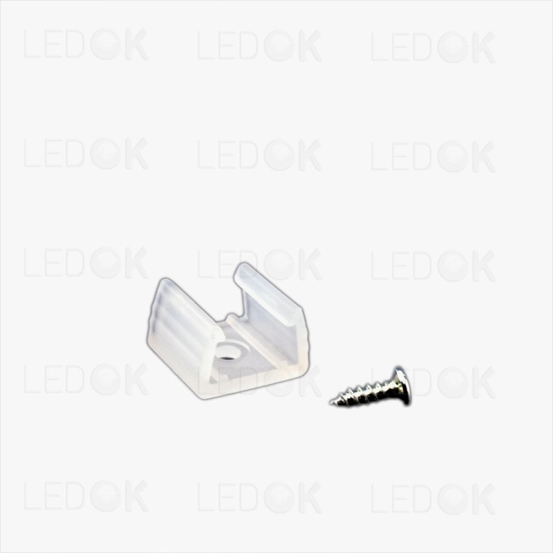 Hermetiškos 220V LED juostos plastikinis laikiklis - LEDOK.lt