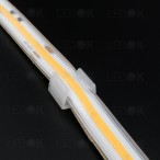 Hermetiškos 220V LED juostos plastikinis laikiklis - LEDOK.lt