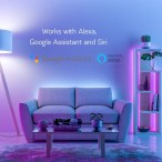 Skaitmeninės LED juostos komplektas su Wi-Fi valdikliu ir maitinimo šaltiniu, RGB IC, 5m, 24W, TUYA / Smart Life, NOUS - LEDOK.l