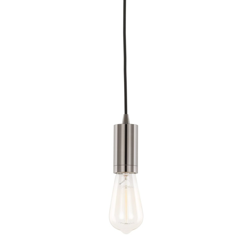 Pakabinamas šviestuvas Moderna 1xE27 Juoda (DS-M-038 SHINY BLACK)