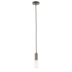 Pakabinamas šviestuvas Moderna 1xE27 Juoda (DS-M-038 SHINY BLACK)