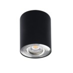 Akcentinis LED šviestuvas BORD DLP-50-SR/B GU10 230V PAR16 IP20 (Paviršinio montavimo) Aliuminio lydinys Juoda sidabro