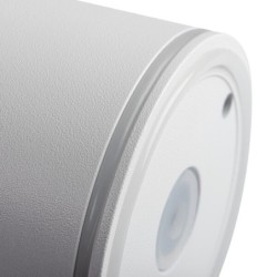 Akcentinis LED šviestuvas AQILO E27 IP65 DSO-W 230V (Paviršinio montavimo) Plastikas Balta