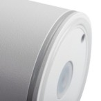 Akcentinis LED šviestuvas AQILO E27 IP65 DSO-W 230V (Paviršinio montavimo) Plastikas Balta