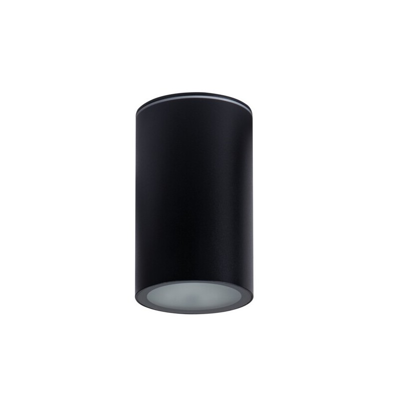 Akcentinis LED šviestuvas AQILO E27 IP65 DSO-B 230V (Paviršinio montavimo) Aliuminio lydinys Plastikas Juoda