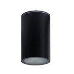 Akcentinis LED šviestuvas AQILO E27 IP65 DSO-B 230V (Paviršinio montavimo) Aliuminio lydinys Plastikas Juoda