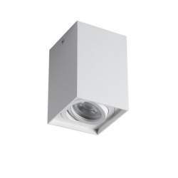 Akcentinis LED šviestuvas GORD XS DLP-50-W GU10 230V PAR16 IP20 (Paviršinio montavimo) Aliuminio lydinys Balta