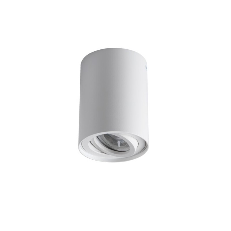 Akcentinis LED šviestuvas BORD XS DLP-50-W GU10 230V PAR16 IP20 (Paviršinio montavimo) Aliuminio lydinys Balta