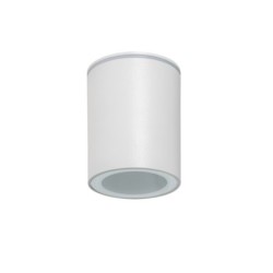 Akcentinis LED šviestuvas AQILO IP65 DSO-W GU10 230V PAR16 (Paviršinio montavimo) Aliuminio lydinys Plastikas Balta