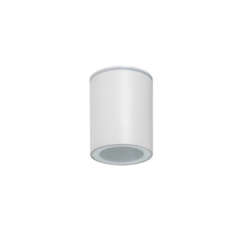 Akcentinis LED šviestuvas AQILO IP65 DSO-W GU10 230V PAR16 (Paviršinio montavimo) Aliuminio lydinys Plastikas Balta