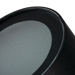 Akcentinis LED šviestuvas AQILO IP65 DSO-B GU10 230V PAR16 (Paviršinio montavimo) Aliuminio lydinys Plastikas Juoda