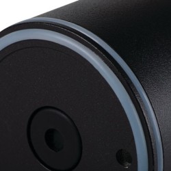 Akcentinis LED šviestuvas AQILO IP65 DSO-B GU10 230V PAR16 (Paviršinio montavimo) Aliuminio lydinys Plastikas Juoda