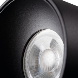 Akcentinis LED šviestuvas RITI GU10 B/B 230V PAR16 IP20 (Paviršinio montavimo) Aliuminio lydinys Juoda