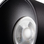 Akcentinis LED šviestuvas RITI GU10 B/B 230V PAR16 IP20 (Paviršinio montavimo) Aliuminio lydinys Juoda