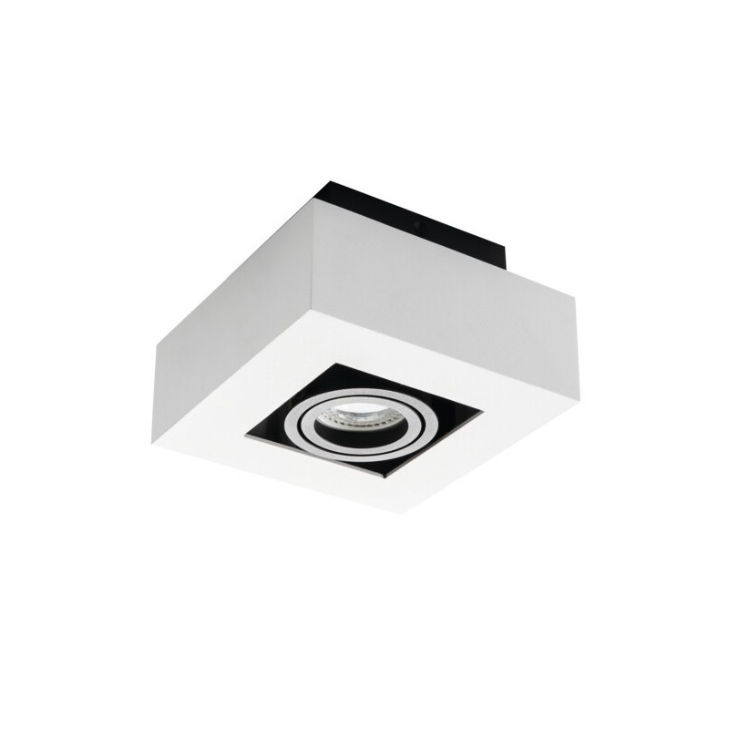 Lubinis šviestuvas STOBI DLP 50-W GU10 230V PAR16 IP20 (Paviršinio montavimo) Aliuminio lydinys Balta