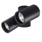 Lubinis šviestuvas BLURRO 2xGU10 CO-B 2xGU10 230V PAR16 IP20 I (Paviršinio montavimo) Aliuminio lydinys Juoda