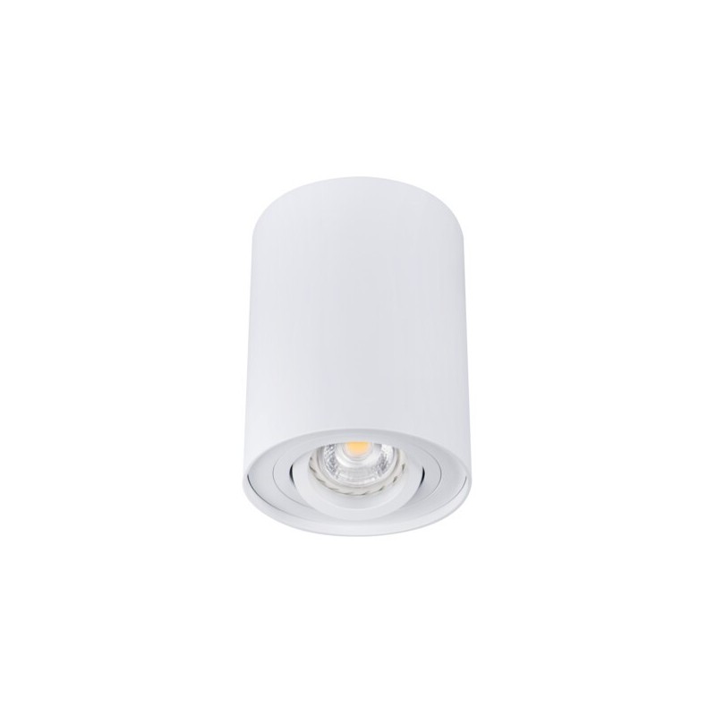 Lubinis šviestuvas BORD DLP-50-W GU10 230V PAR16 IP20 (Paviršinio montavimo) Aliuminio lydinys Matinė balta