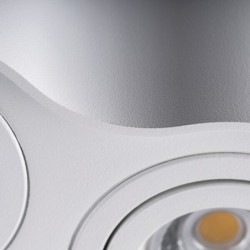 Lubinis šviestuvas BORD DLP-50-B GU10 230V PAR16 IP20 (Paviršinio montavimo) Aliuminio lydinys Matinė juoda
