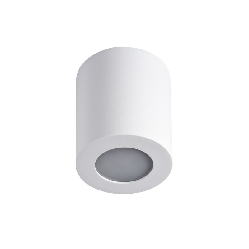 Lubinis šviestuvas SANI IP44 DSO-W GU10 230V (Paviršinio montavimo) Plastikas Aliuminio lydinys Balta