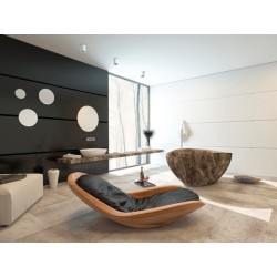 Lubinis šviestuvas SANI IP44 DSO-W GU10 230V (Paviršinio montavimo) Plastikas Aliuminio lydinys Balta