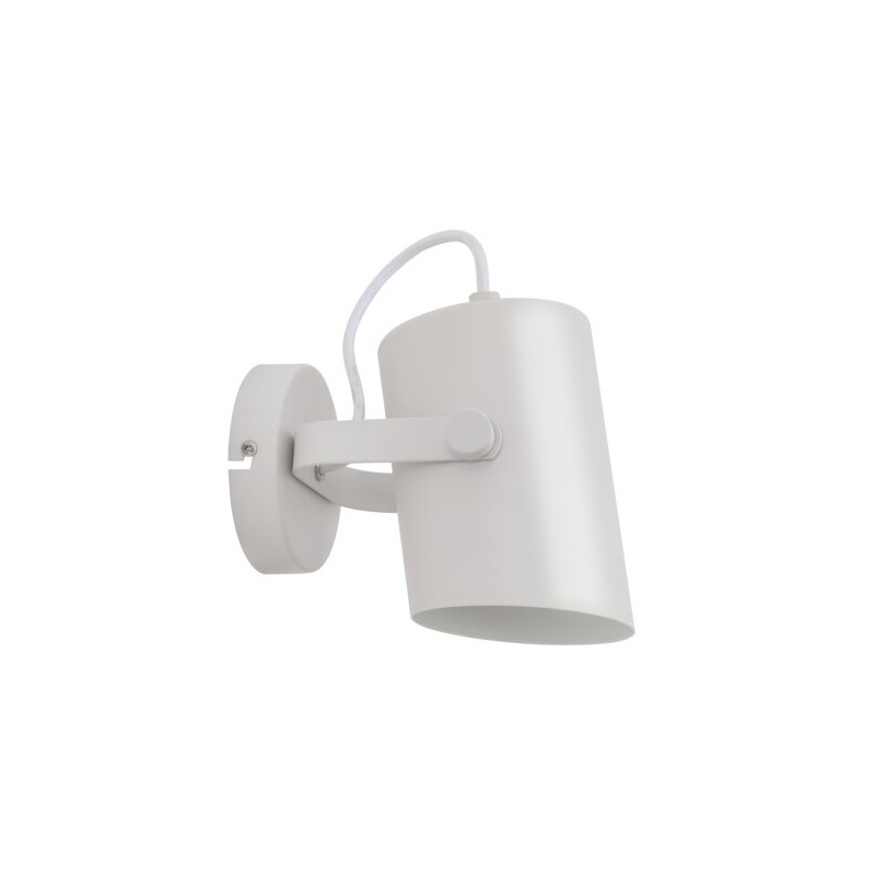 Sieninis šviestuvas LARATA EL-10 W E27 230V IP20 Metalas Balta