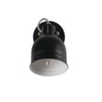 Sieninis šviestuvas DERATO EL-1O B-SR E14 230V IP20 Aliuminio lydinys Juoda Sidabro