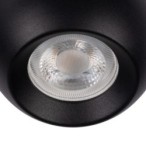 Lubinis šviestuvas GALOBA EL-10 B GU10 230V PAR16 IP20 Aliuminio lydinys Juoda