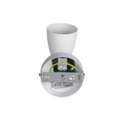 Lubinis šviestuvas ENALI EL-10 W GU10 230V PAR16 IP20 Plienas Balta