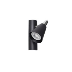 Sieninis šviestuvas SEMPRA EL-1I B-SR PAR16 GU10 230V IP20 Plienas Juoda