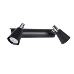 Lubinis šviestuvas SEMPRA EL-2I B-SR 2xGU10 230V PAR16 IP20 Plienas Juoda