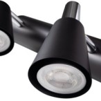 Lubinis šviestuvas SEMPRA EL-2I B-SR 2xGU10 230V PAR16 IP20 Plienas Juoda