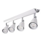 Lubinis šviestuvas SEMPRA EL-4I W SR 4xGU10 230V IP20 Plienas Balta