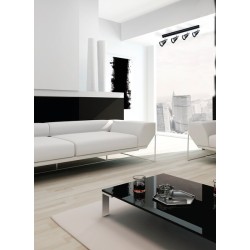 Lubinis šviestuvas SEMPRA EL-4I B-SR 4xGU10 230V IP20 Plienas Juoda