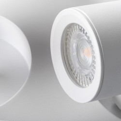 Lubinis šviestuvas LAURIN EL-30 W 3xGU10 230V IP20 Aliuminio lydinys Balta