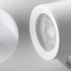 Lubinis šviestuvas LAURIN EL-30 W 3xGU10 230V IP20 Aliuminio lydinys Balta