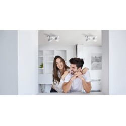 Lubinis šviestuvas LAURIN EL-30 B 3xGU10 230V IP20 Aliuminio lydinys Juoda
