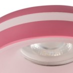 Įmontuojamas lempučių laikiklis GU10 ELICEO DSO PK IP20 Aliuminio lydinys Rožinė