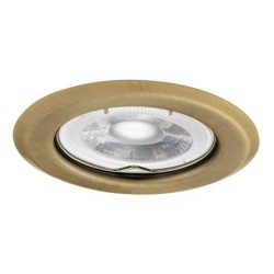 Įmontuojamas šviestuvas ARGUS II CT-2114-BR/M IP20 Plienas Matinė žalvario