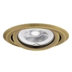 Įmontuojamas šviestuvas ARGUS II CT-2115-BR/M 15° IP20 Plienas Matinė žalvario