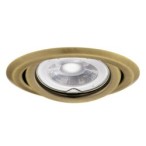Įmontuojamas šviestuvas ARGUS II CT-2115-BR/M 15° IP20 Plienas Matinė žalvario